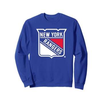 New York Rangers Icon Royal Officially Licensed Sweatshirt