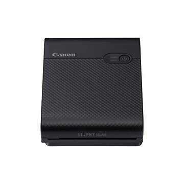 Canon SELPHY Square QX10 Compact Portable Photo Printer, Instant Photo Printer, Mobile Friendly, AirPrint, Black