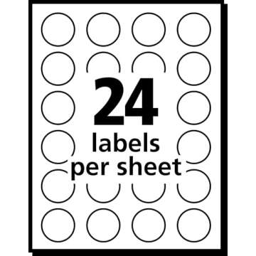 Avery Removable Color-Coding Labels, Removable Adhesive, Assorted Colors, 3/4" Diameter, 1,008 Labels (5472)