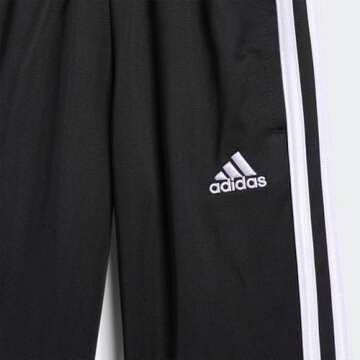 adidas Boys' Active Sports Athletic Tricot Jogger Pant, Iconic Adi Black, 4