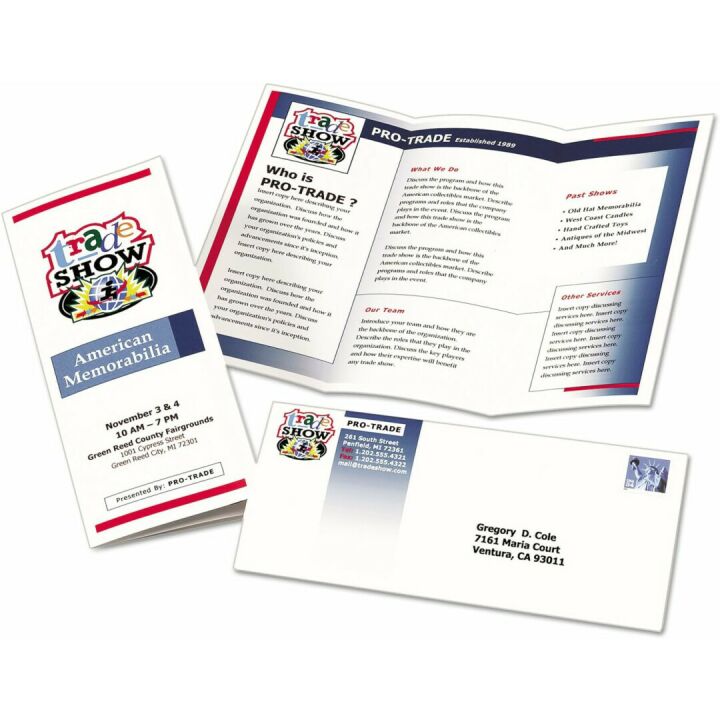 Avery 8324 Tri-Fold Brochures for Inkjet Printers