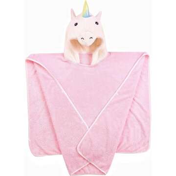 Nifty Unicorn Hooded Poncho Towel