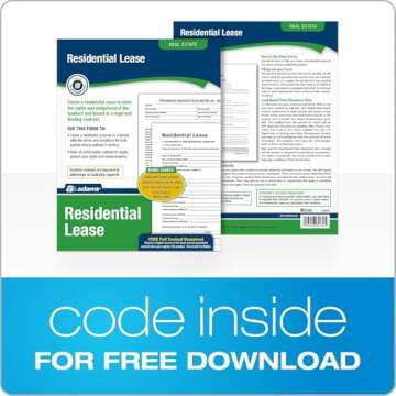 Adams Residential Lease, Forms and Instructions [Print and Downloadable] (LF310)