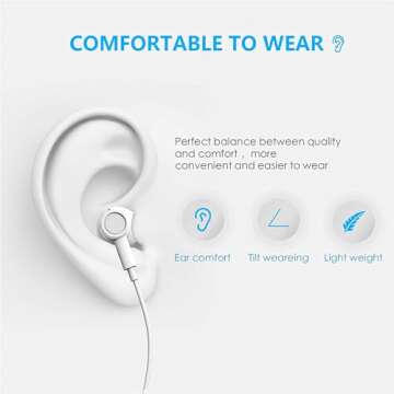 Mutsrd 2 Pack-USB C Headphones for iPhone 16/15 Type C Earbuds Wired Earphones with Mic & Remote Control Noise Cancelling for iPad Pro, Galaxy S23/S22/S21/S20/Ultra Note 10/20, Pixel 7/6/6a/5/4