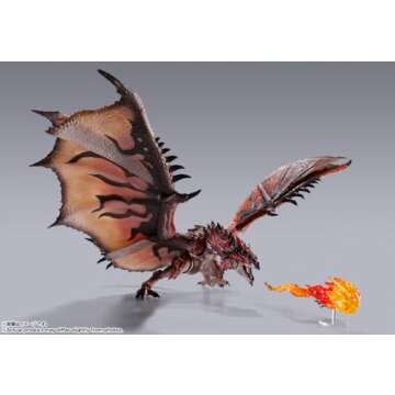 TAMASHII NATIONS - Monster Hunter Series - Rathalos -20th Anniversary Edition-, Bandai Spirits S.H.MonsterArts Action Figure