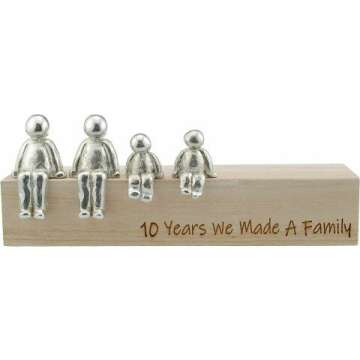 Unique 10th Anniversary Gift for Families with Kids