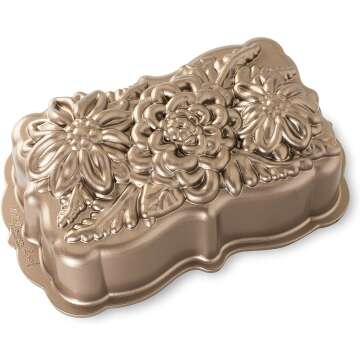 Nordic Ware Wildflower Loaf Pan