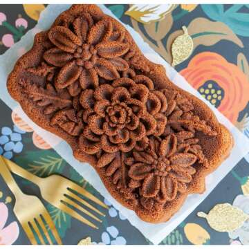 Nordic Ware Wildflower Loaf Pan