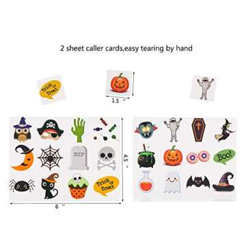 MISS FANTASY Halloween Games Halloween Bingo Game for Kids Halloween Party Games for Kids Family Classroom Activities 24 Players Bingo Cards