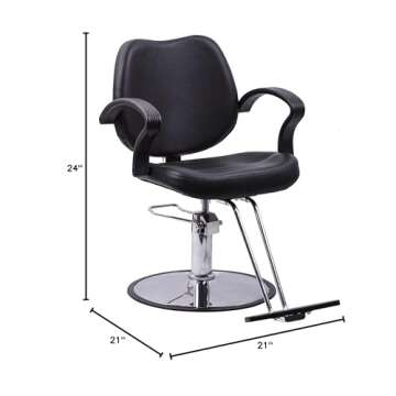 Beauty Style Classic Hydraulic Barber Chair Styling Chair Salon Beauty Spa Equipment …