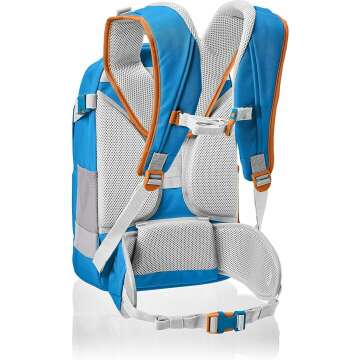 Amazon Basics Ergonomic Backpack in Blue