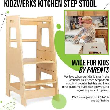 Kids Kitchen Step Stool