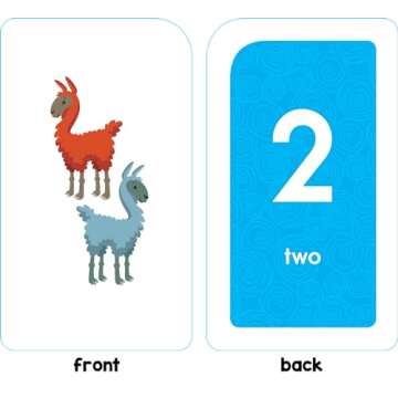 School Zone Numbers Flash Cards: Toddler, Preschool, Kindergarten, Learn Math, Addition, Subtraction, Numerical Order, Counting, Problem Solving, and More