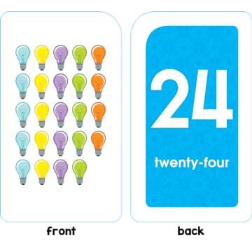 School Zone Numbers Flash Cards: Toddler, Preschool, Kindergarten, Learn Math, Addition, Subtraction, Numerical Order, Counting, Problem Solving, and More