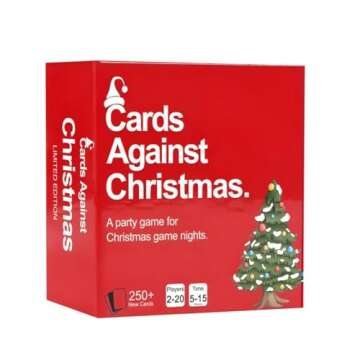 Tincasen A Party Cards Game for Christmas Game Night-Cards Against Christmas, 2025 Christmas Friendly Feud Game - The Hilarious Party Game, Family Games,Party Cards Game (1PC)