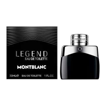 MONTBLANC Legend Eau de Toilette - Long Lasting Fragrance with notes of Bergamot, Jasmine & Sandalwood - Fresh & Fougere - 1.0 fl. oz.