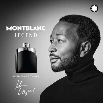 MONTBLANC Legend Eau de Toilette - Long Lasting Fragrance with notes of Bergamot, Jasmine & Sandalwood - Fresh & Fougere - 1.0 fl. oz.