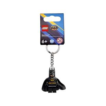 LEGO Super Heroes Batman Black Suit Minifigure Keyring 854235