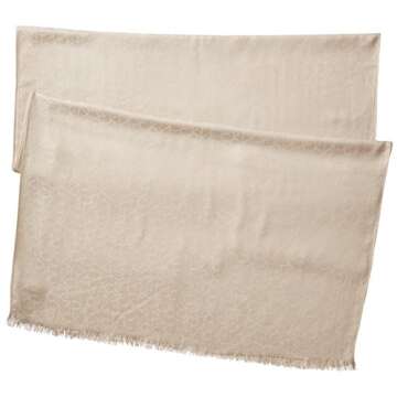 Calvin Klein Women's Almond Pashmina Scarf - Stylish & Versatile