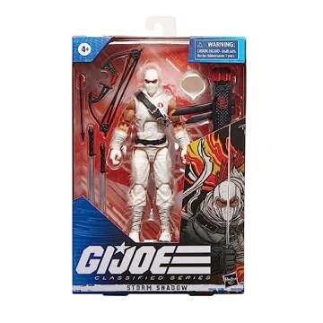 G.I. Joe Classified Series Storm Shadow Action Figure 35 Collectible Premium Toy, Multiple Accessories 6-Inch-Scale with Custom Package Art