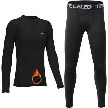 TELALEO Kids Thermal Compression Shirt