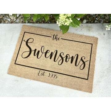 Pick Your Own Design Custom Doormat, Personalized Wedding Gift, Housewarming Gift For New Couples, Outdoor Doormat, Customized Door Mat, Home Gifts, Porch Decoration, Coir Doormat