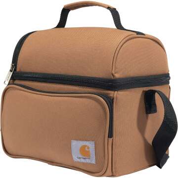 Carhartt 35810002 Deluxe Dual Compartment Insulated Lunch Cooler Bag