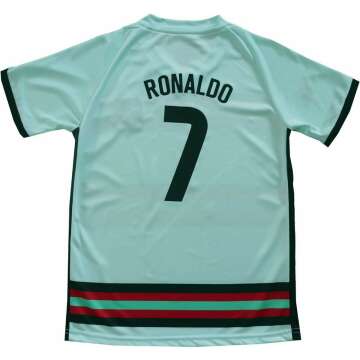 Ronaldo #7 Kids Soccer Jersey & Shorts Set