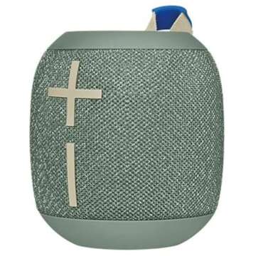 Ultimate Ears WONDERBOOM 3, Small Portable Wireless Bluetooth Speaker, Big Bass 360-Degree Sound for Outdoors, Waterproof, Dustproof IP67, Floatable, 131 ft Range - Performance Spruce Green (Renewed)