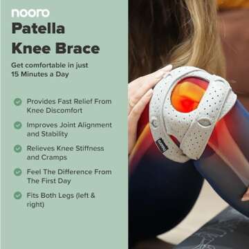 Adjustable Nooro Patella Knee Brace for Sports & Recovery