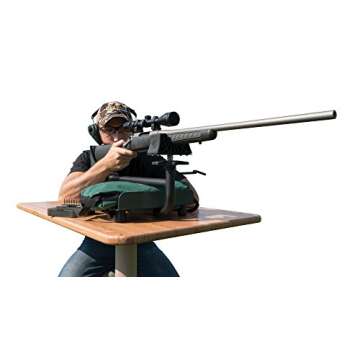 Caldwell Lead Sled 3 Adjustable Ambidextrous Recoil Reducing Rifle Shooting Rest with Elevation Adjustments for Range and Shooting Stability