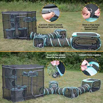 Kitty City Catio Mega Kit for Outdoor Safety