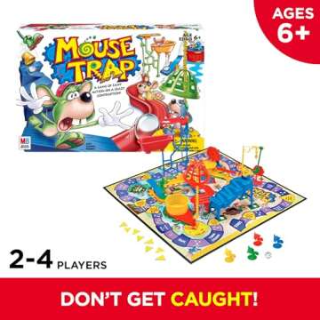 Hasbro Gaming Mouse Trap Kids Board Game