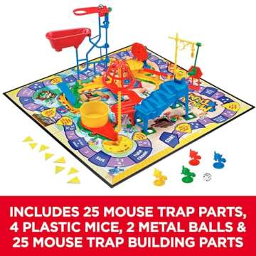 Hasbro Gaming Mouse Trap Kids Board Game