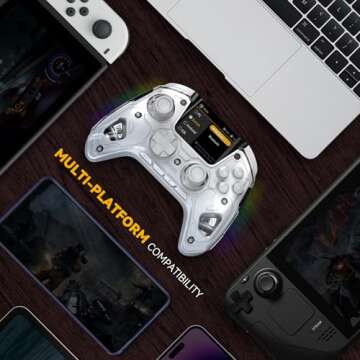 ManbaOne Wireless Gaming Controller with RGB & Remappable