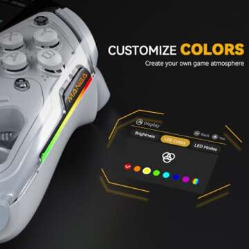 ManbaOne Wireless Gaming Controller with RGB & Remappable