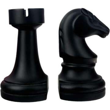 Chess Bookends Decor