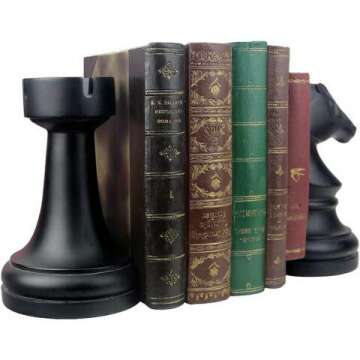 Chess Bookends Decor