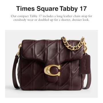 COACH Times Square Tabby 17, B4/Merlot