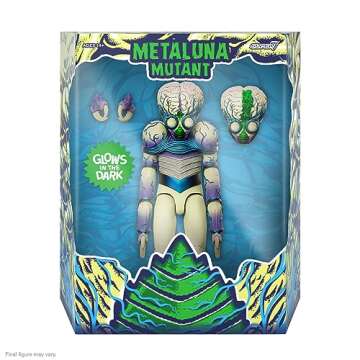 Super7 Ultimates Metaluna Mutant (Blue Glow in The Dark) - 7" Metaluna Mutant Action Figure Classic Science Fiction Movie Collectibles and Retro Toys