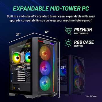 Gaming PC with Intel i5 13400F and RTX 4060