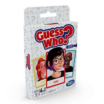 Hasbro Gaming Guess Who? Card Game for Kids Ages 5 and Up, 2 Player Guessing Game