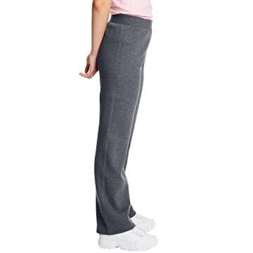 Hanes Women's Open Bottom Fleece Sweatpants - Large