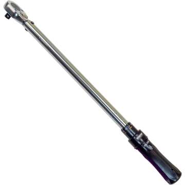 OEMTOOLS 25687 Click Style Torque Wrench | 25-250 Ft/Lbs. of Torque (33.90-337.60 Nm), 1/2 Drive | Bar-Style Wrench Has Both Clockwise and Counterclockwise Operation