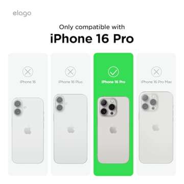 elago Magnetic Silicone Case Compatible with iPhone 16 Pro Case 6.3 Inch Compatible with All MagSafe Accessories - Built-in Magnets, Soft Grip Silicone, Shockproof [Stone]