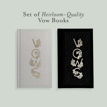 Our Wedding Vows: A Set of Heirloom-Quality Vow Books with Foil Accents and Hand-Drawn Illustrations (Heirloom Story Books and Guided Journals)