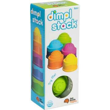 Fat Brain Toys Dimpl Stack - Fun Gifts for Ages 1-10