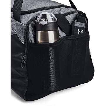 Under Armour Unisex Duffle Bag 5.0 – Pitch Gray & Black, Medium