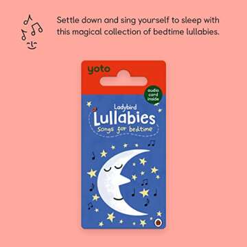 Yoto Ladybird Lullabies: Songs for Bedtime – Kids Musical Card for Use with Player & Mini All-in-1 Audio Device, Screen-Free Listening with Relaxing Music for Sleep Naptime Winding Down, Ages 3+