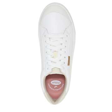 Dr. Scholl's Women's White Slip On Platform Sneakers